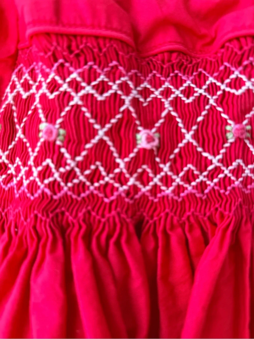 Baby girl new born to 3 months size red frock